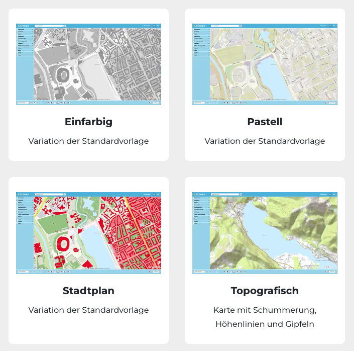 Eigene Kartengestaltungen